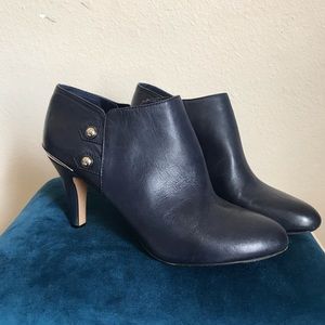 Navy Vince Camuto Booties